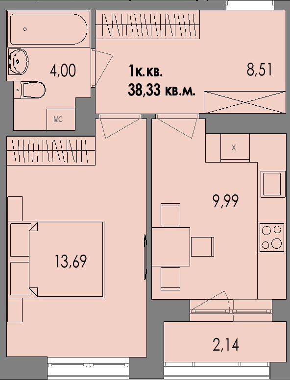 ЖК Равновесие, д1, кв.36
