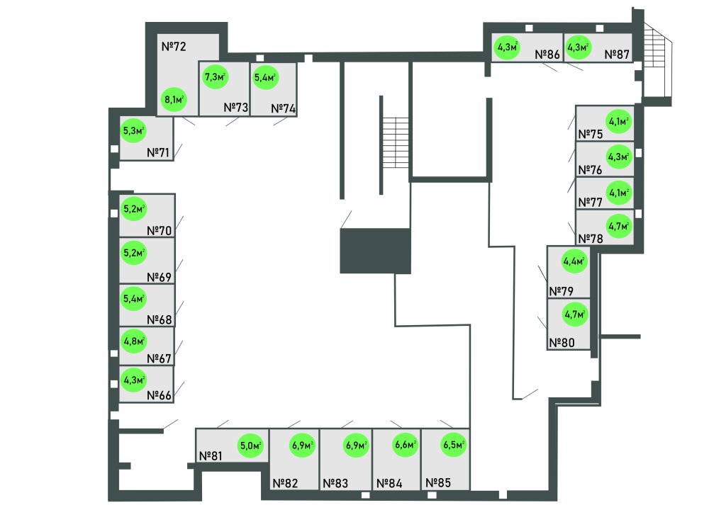 ЖК Равновесие, д.1, кладовая №76