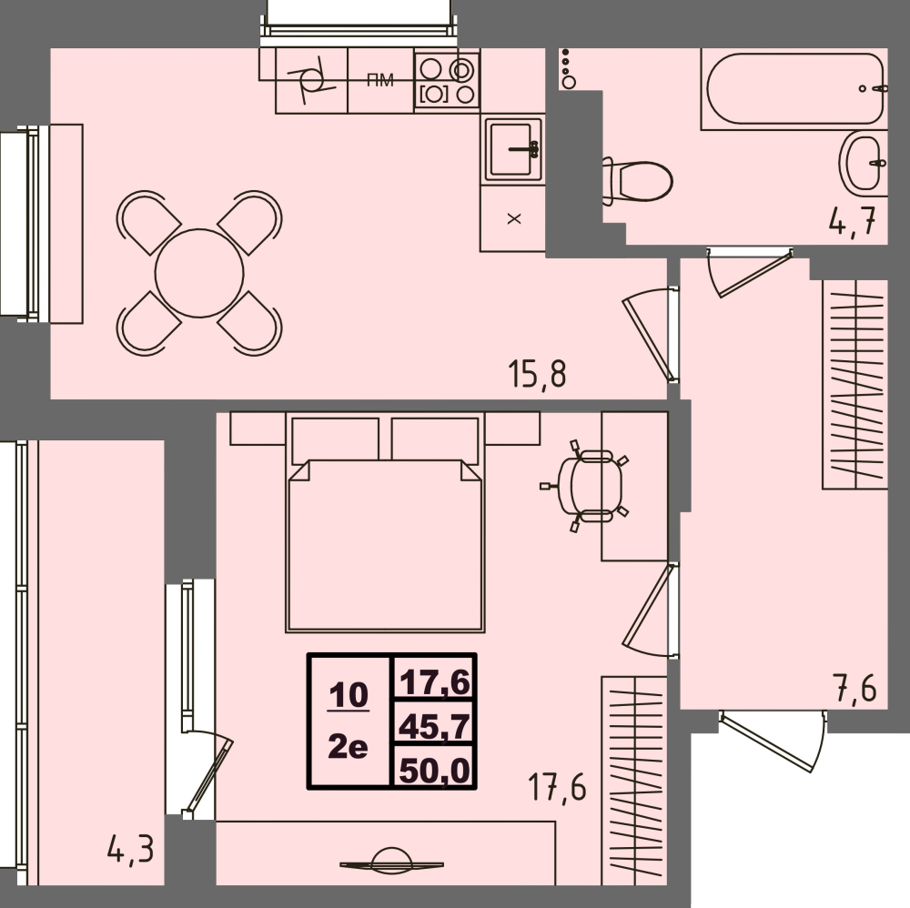 ЖК Равновесие, д3, кв.10