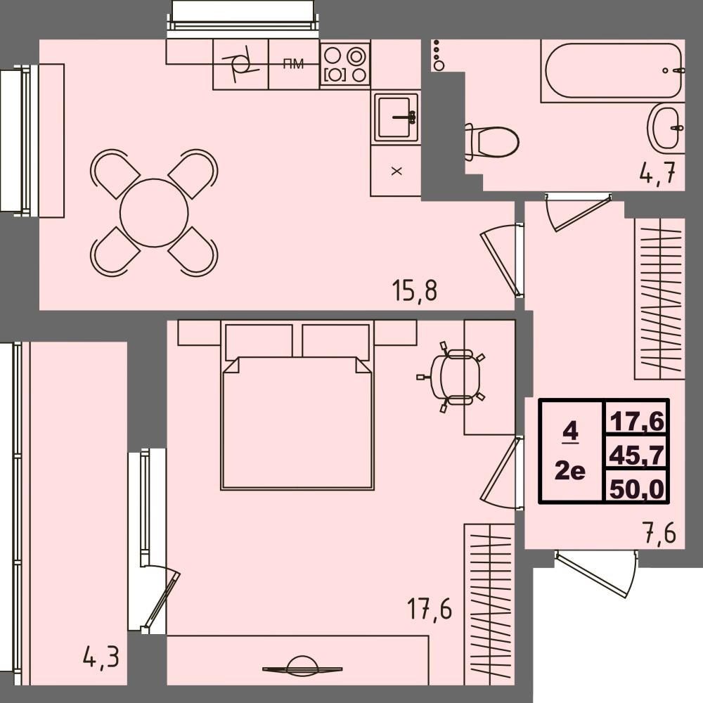 ЖК Равновесие, д3, кв.4