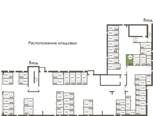 купить кладовку ЖК Равновесие, д.1, кладовая №55 в петрозаводске