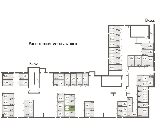 купить кладовку ЖК Равновесие, д.1, кладовая №30 в петрозаводске