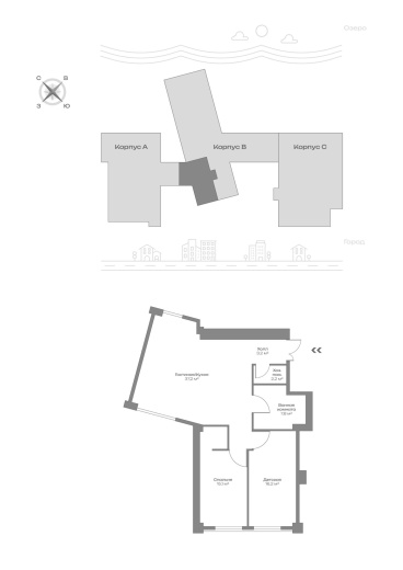 купить квартиру 2 комнаты, 86.7 кв.м. №36 в петрозаводске