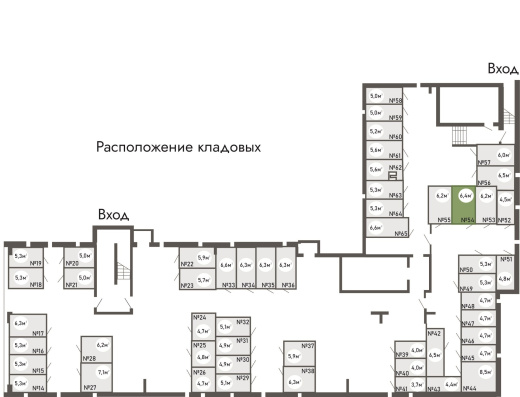 купить кладовку ЖК Равновесие, д.1, кладовая №54 в петрозаводске