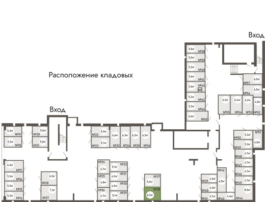 купить кладовку ЖК Равновесие, д.1, кладовая №38 в петрозаводске