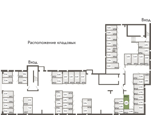 купить кладовку ЖК Равновесие, д.1, кладовая №42 в петрозаводске