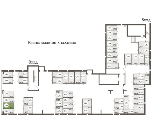 купить кладовку ЖК Равновесие, д.1, кладовая №15 в петрозаводске