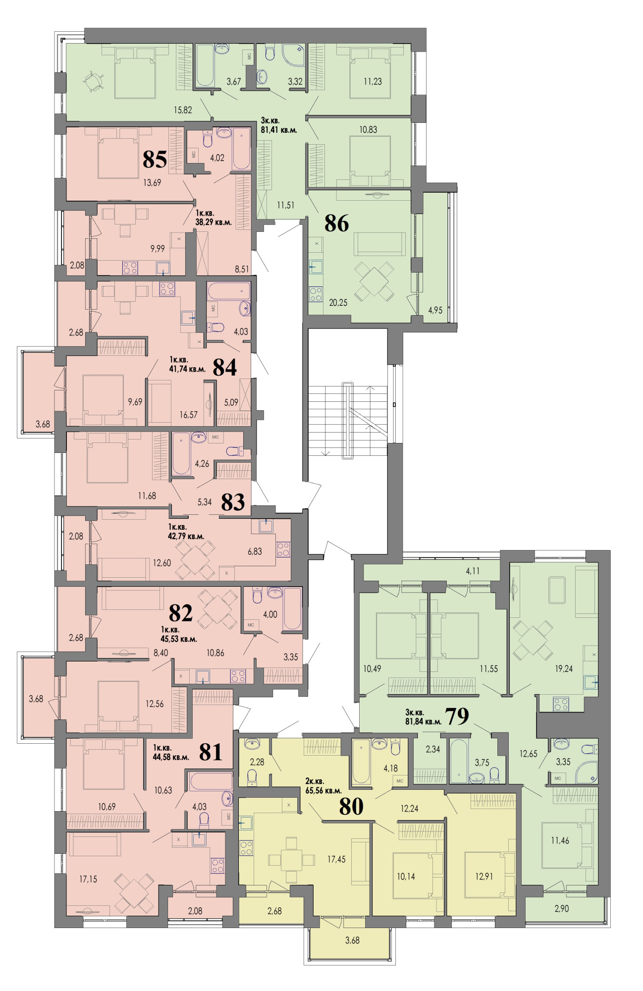 ЖК Равновесие, д1, кв.85