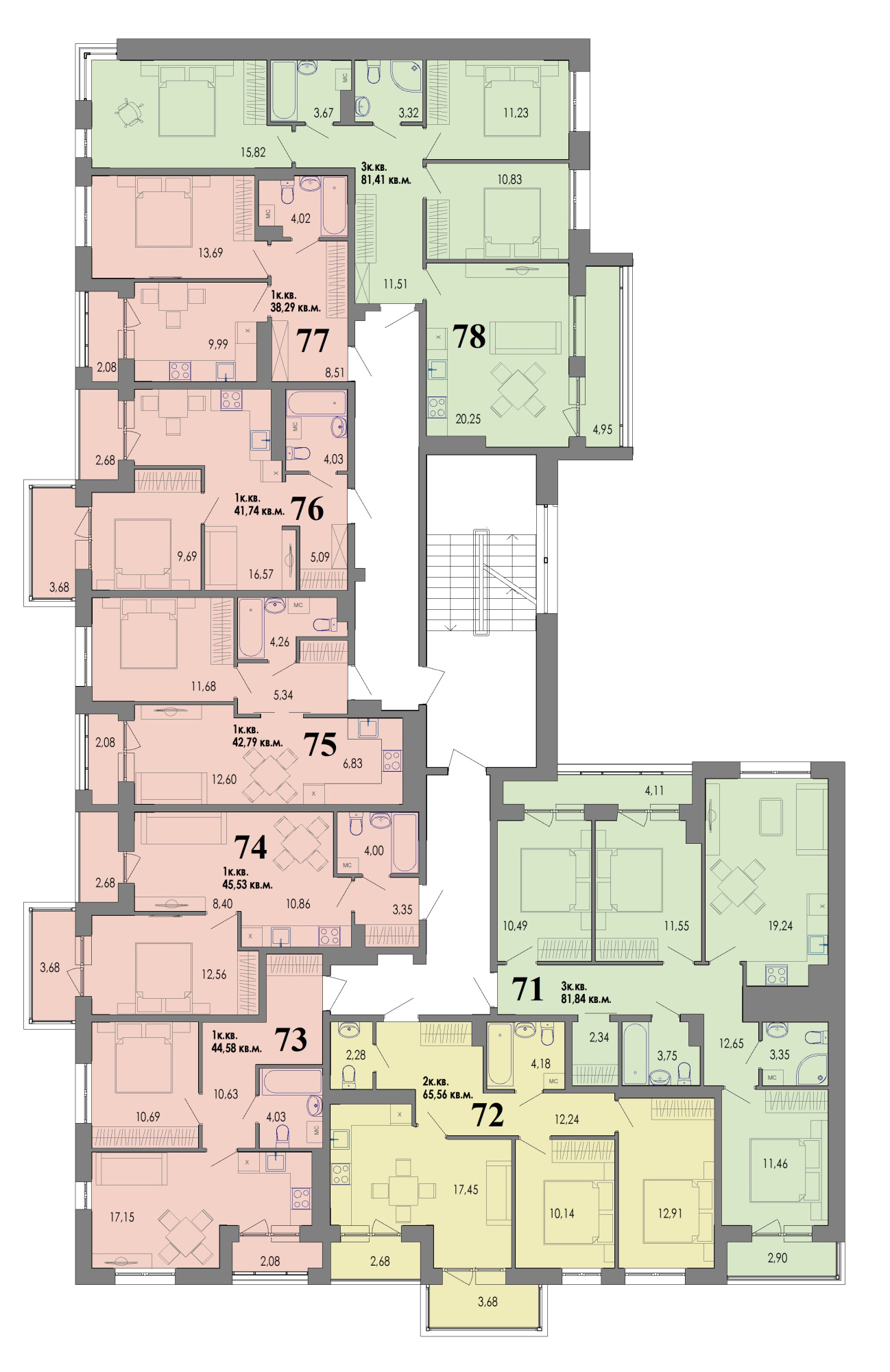 ЖК Равновесие, д1, кв.75