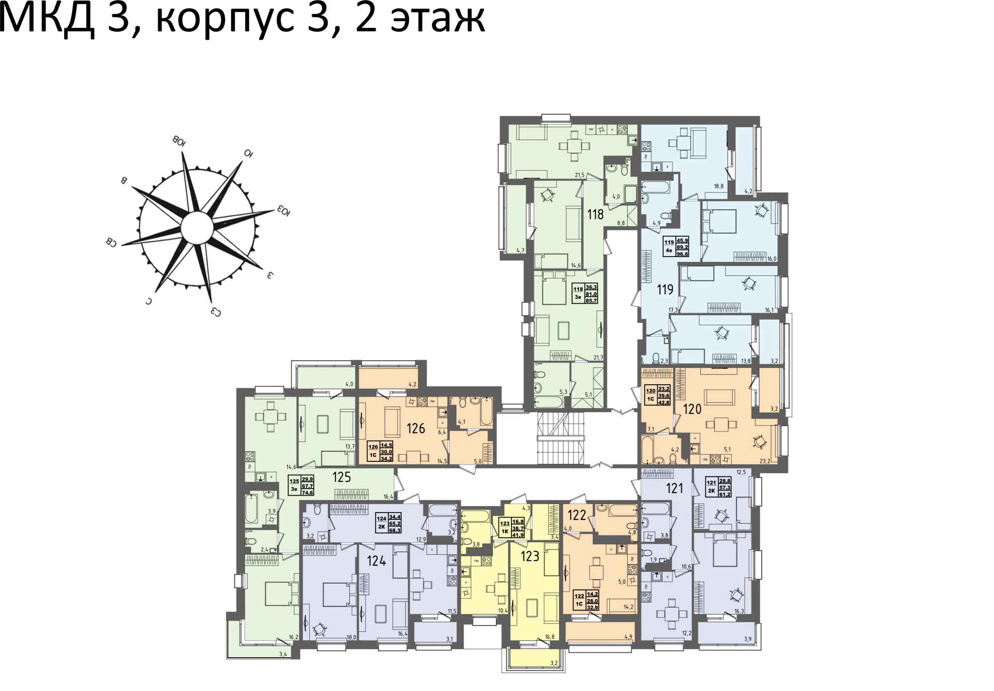 ЖК Равновесие, д3, кв.118