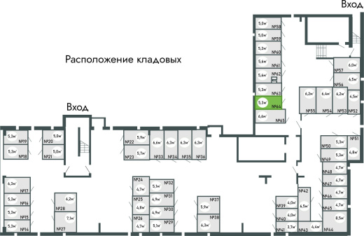 купить кладовку ЖК Равновесие, д.1, кладовая №64 в петрозаводске